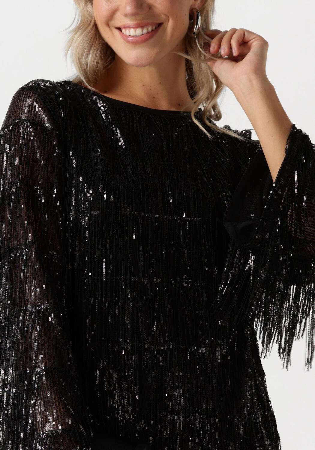ANA ALCAZAR Dames Jurken Pure Sequins Dress Zwart