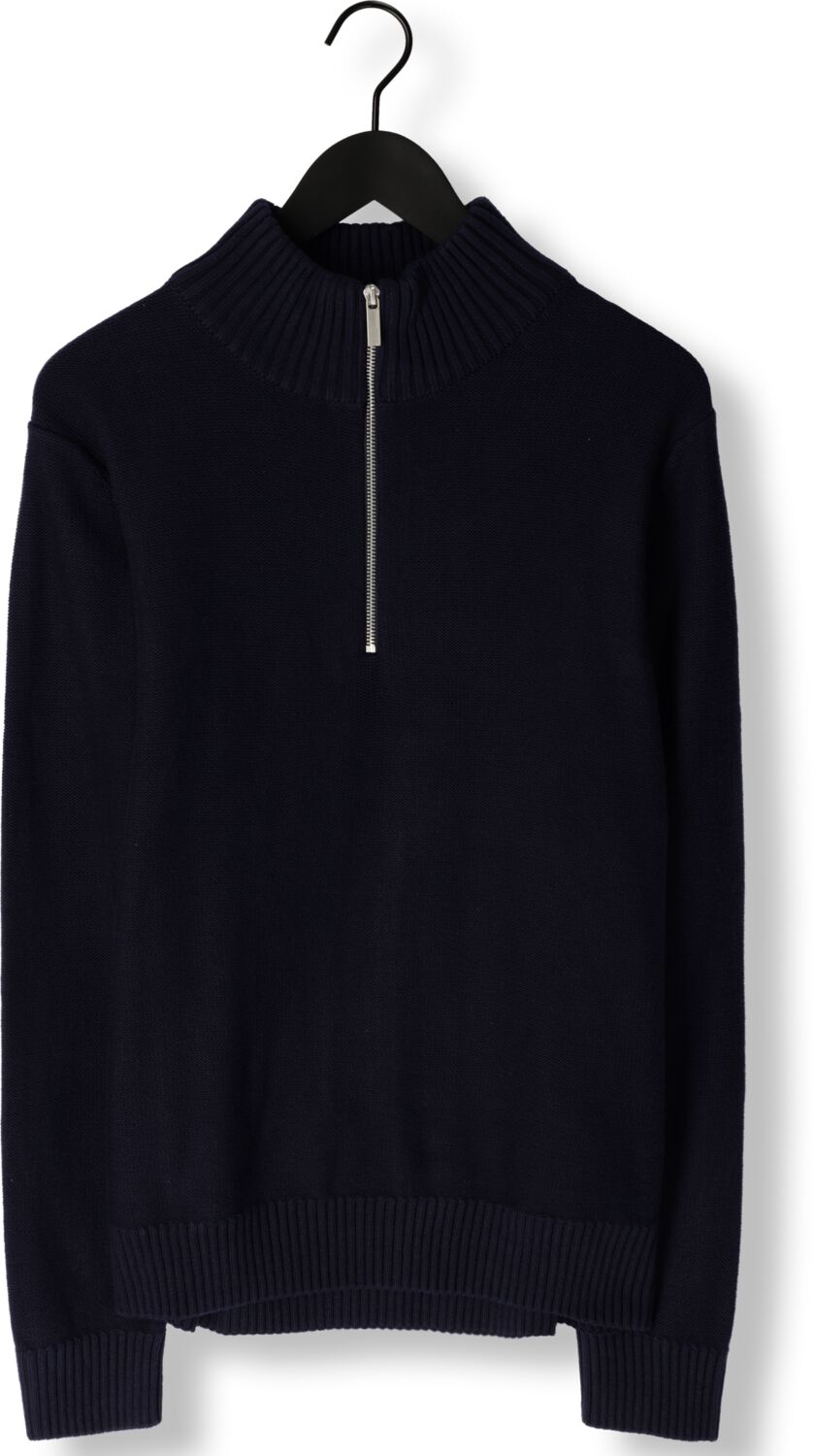 SELECTED HOMME Heren Truien & Vesten Slhaxel Ls Knit Half Zip Donkerblauw