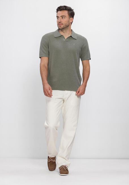 Olijf BUTCHER OF BLUE Polo BOUCLE KNIT POLO - large