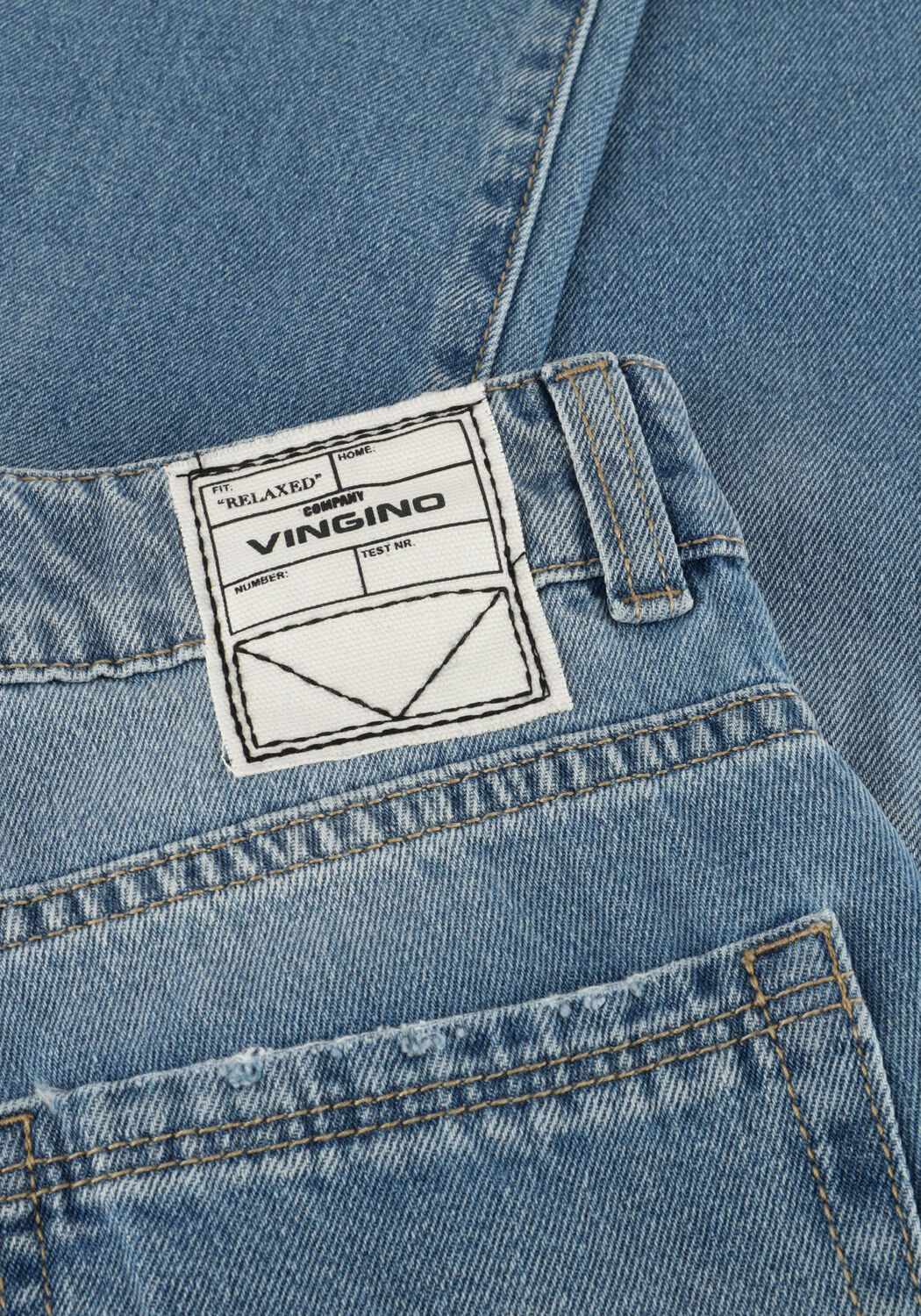 Blauwe VINGINO Straight leg jeans GINO - large