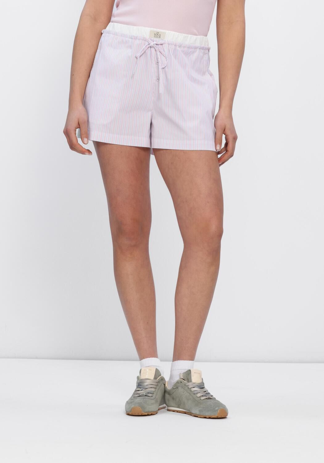 Lichtroze THE LOLA CLUB Broeken MAEVE SHORT - large