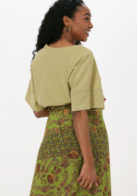 Gouden VANILIA Top V NECK RIB - large