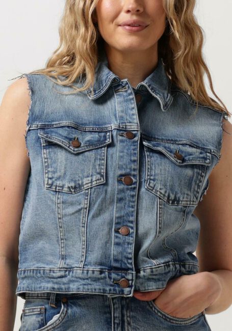 Blauwe MY ESSENTIAL WARDROBE Spijkerjas DANGOMW 144 VEST - large