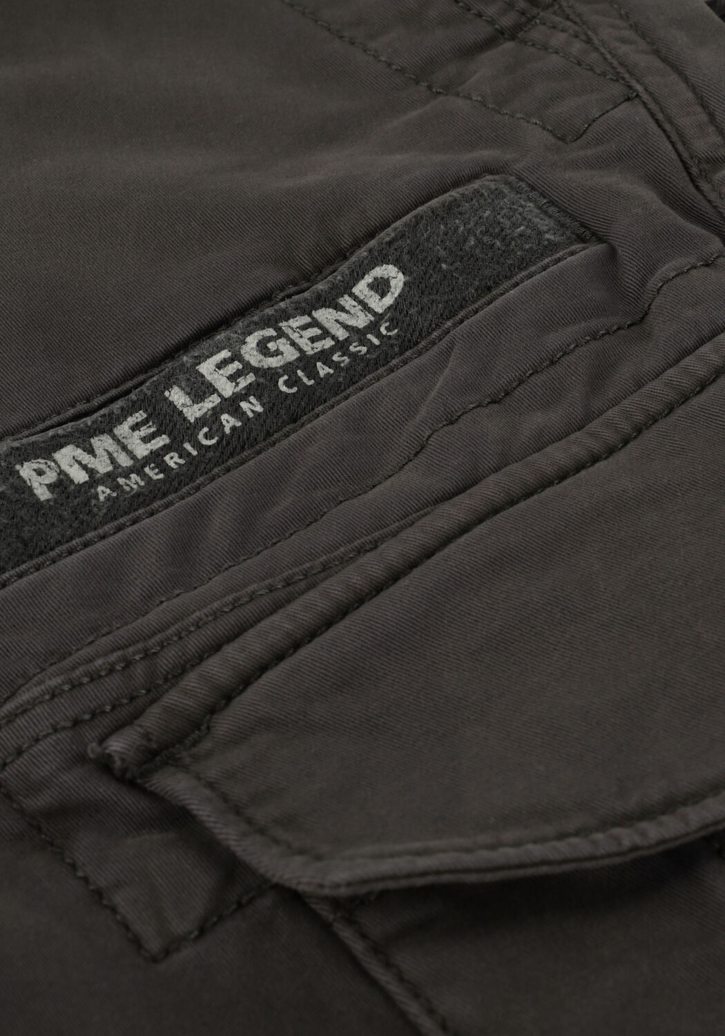 Donkergrijze PME LEGEND Cargobroeken NORDDROP CARGO STRETCH TWILL - large