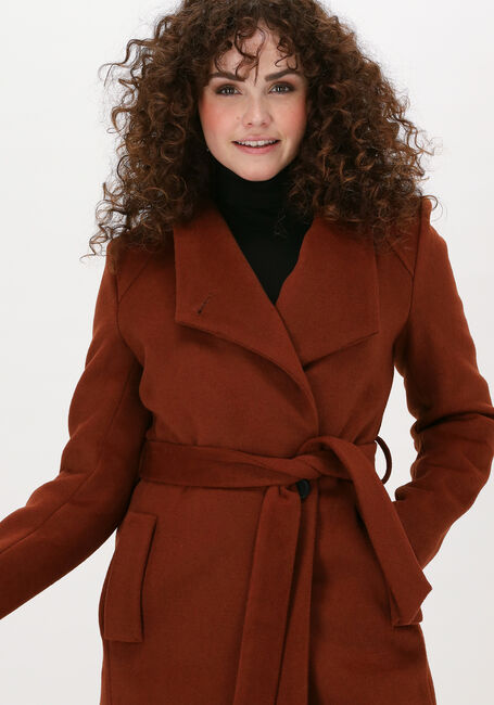 Bruine GIACOMO THE JACKET Mantel 18 WOOL BLEND - large