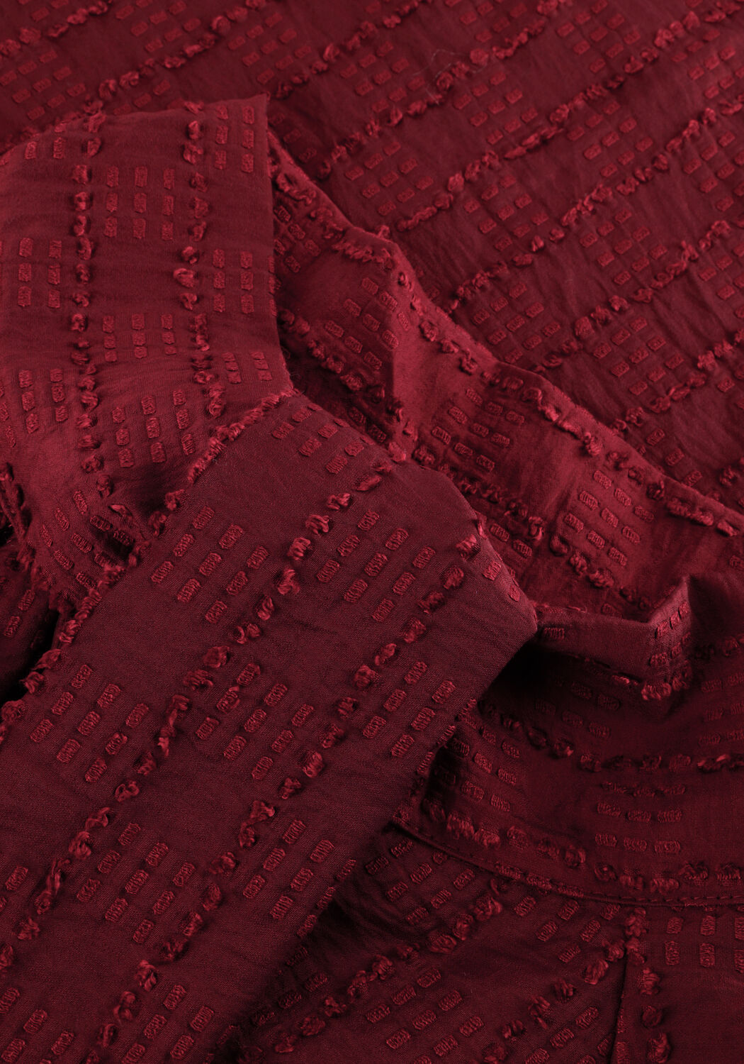 Bordeaux Y.A.S. Mini jurk YASJULINA LS DRESS - large