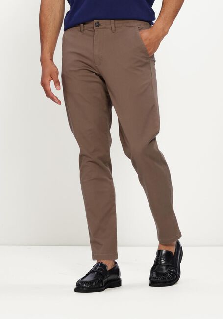 Bruine SELECTED MEN Pantalon SLH175-SLIM NEW MILES FLEX PANT NOOS - large
