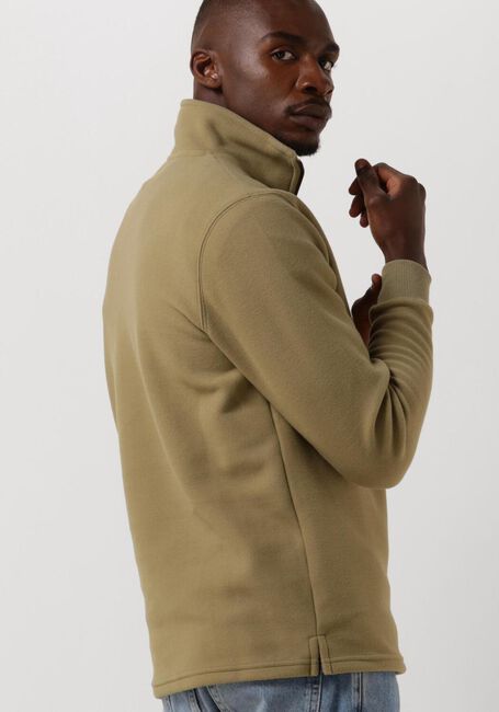 Groene FORÉT Trui MOTION HALF ZIP - large