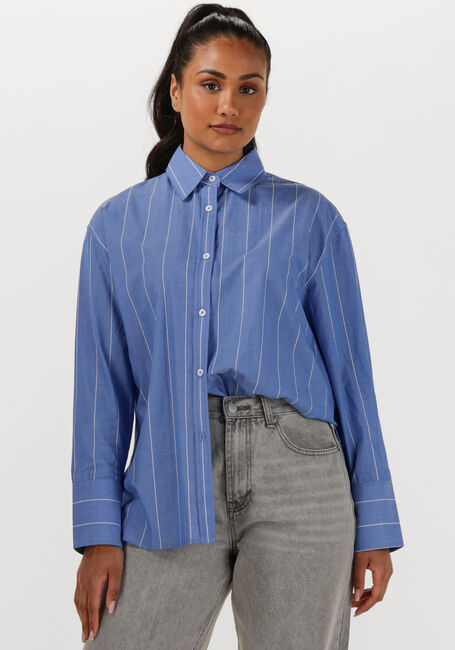 Blauwe WITHBLACK Blouses WBLNOA LS STRIPED SHIRT - large