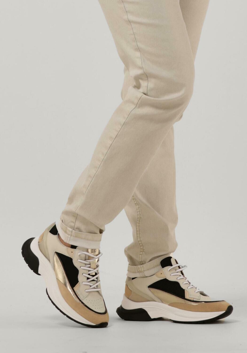 Gouden RED-RAG Lage sneakers 76638 - large