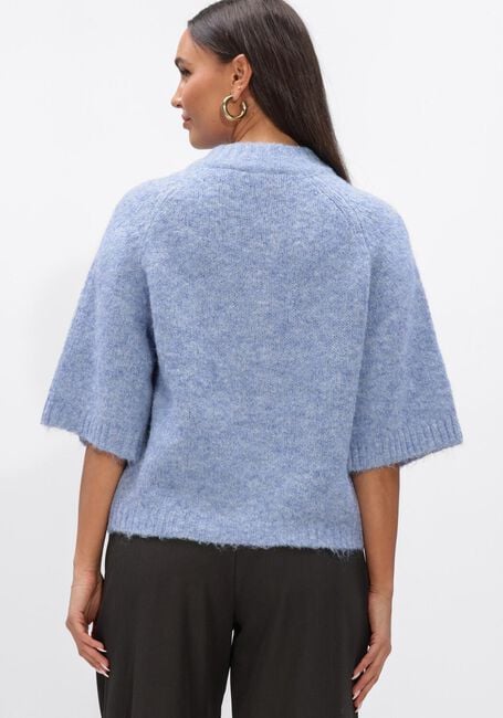 Blauwe NEO NOIR Trui BENUTA FLUFFY KNIT CARDIGAN - large