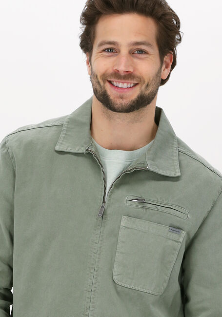 Groene PUREWHITE Overshirt 22010212 - large