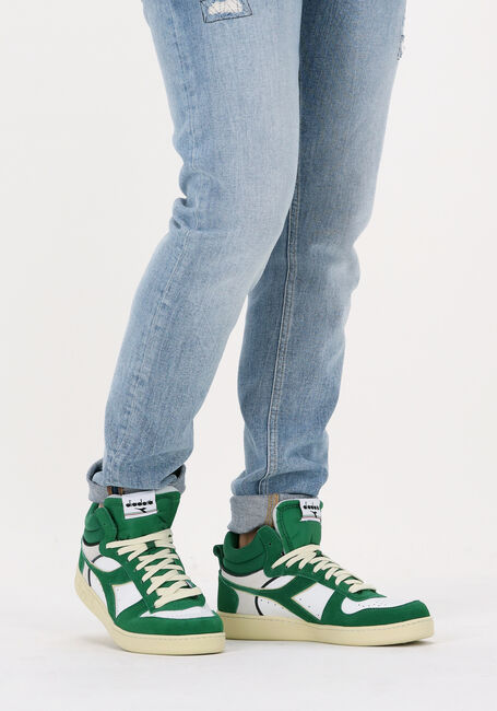 Groene DIADORA Hoge sneakers MAGIC BASKET DEMI CUT - large