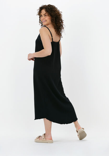 Zwarte 10DAYS Midi jurk DRESS FLEECE - large