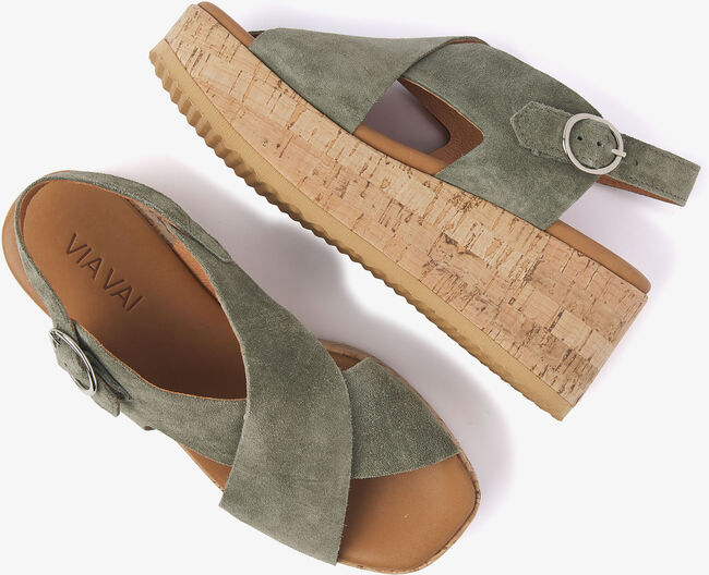 Groene VIA VAI Sandalen met hak SISSEL RAISE - large