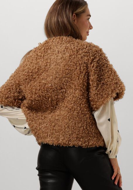 Bruine SUMMUM Gilet JACKET FAUX FUR - large