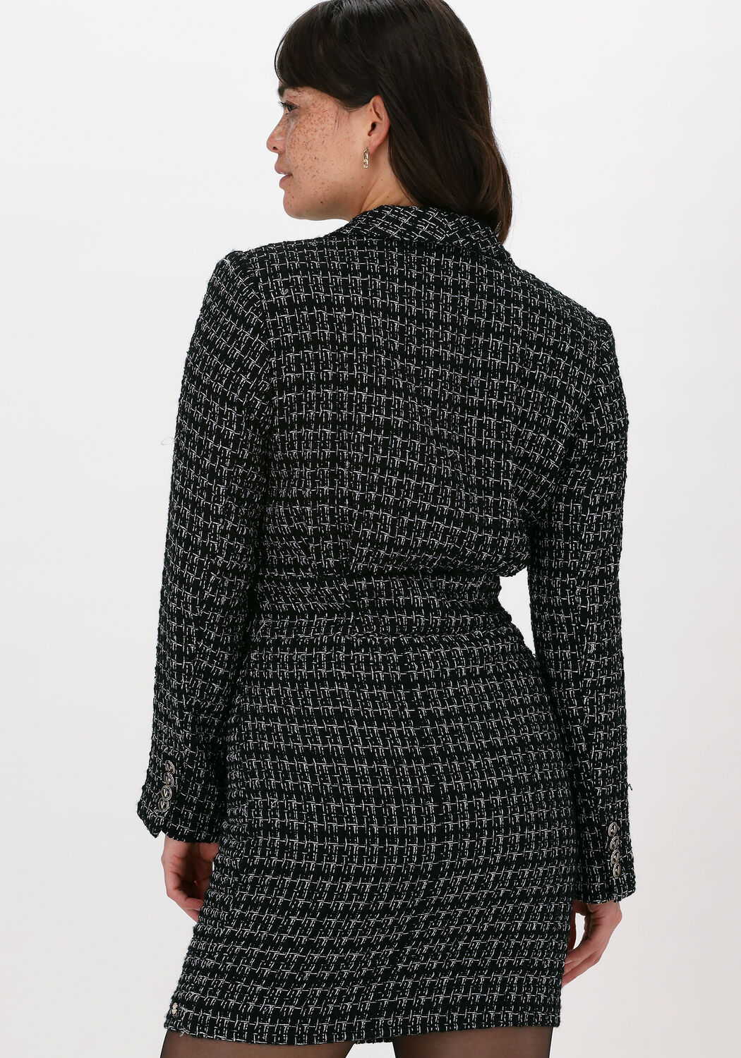 Zwarte JOSH V Mini jurk DASHA | Omoda