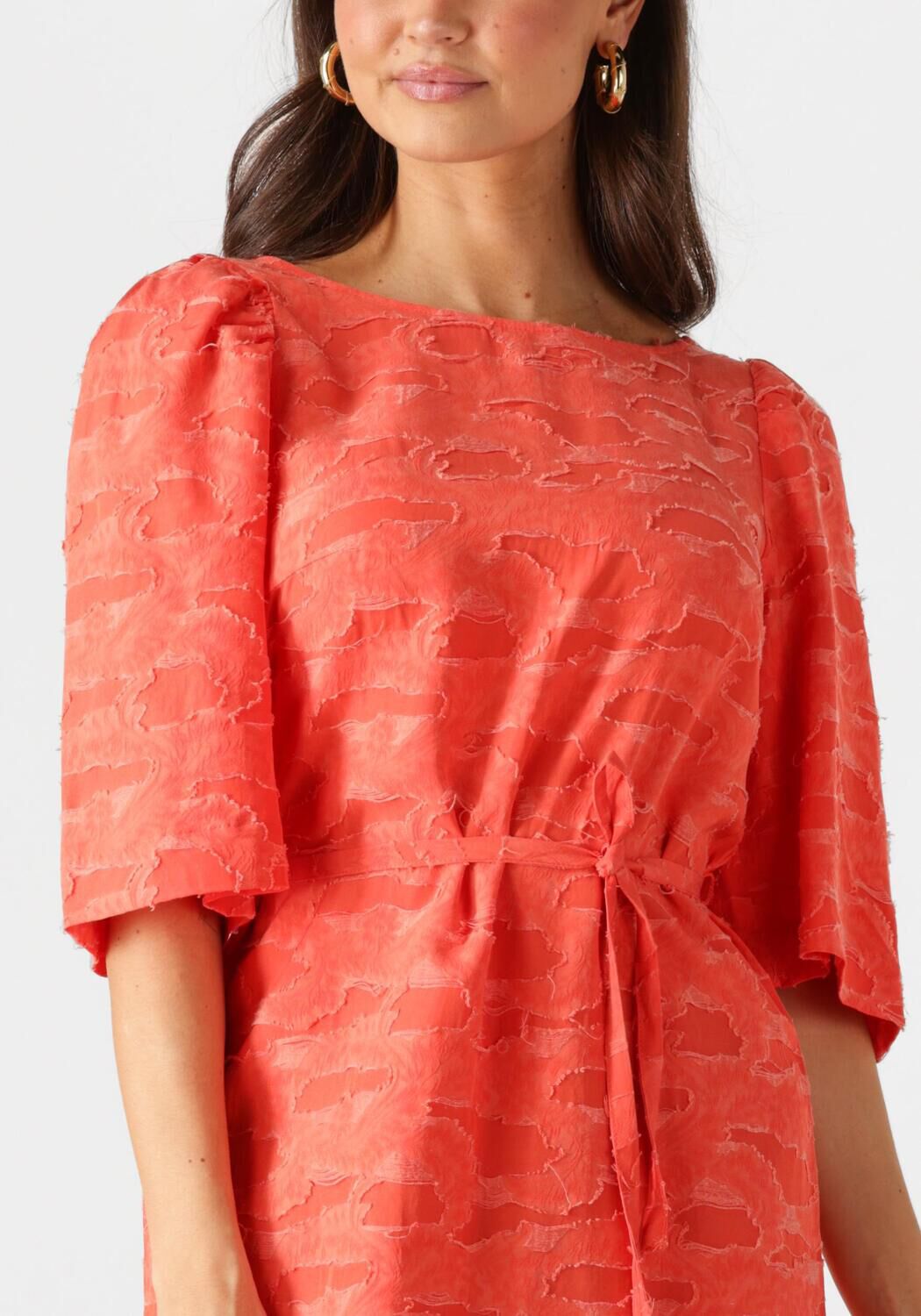 OBJECT Dames Jurken Objsuki 3 4 Dress 137 Oranje