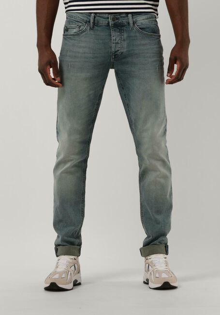 Donkerblauwe CAST IRON Slim fit jeans RISER SLIM GREEN CAST - large
