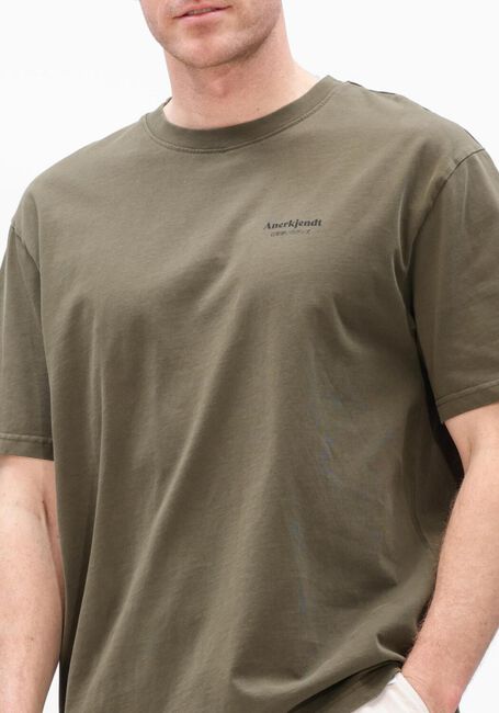 Groene ANERKJENDT T-shirt AKVILLADS WORKWEAR TEE - large