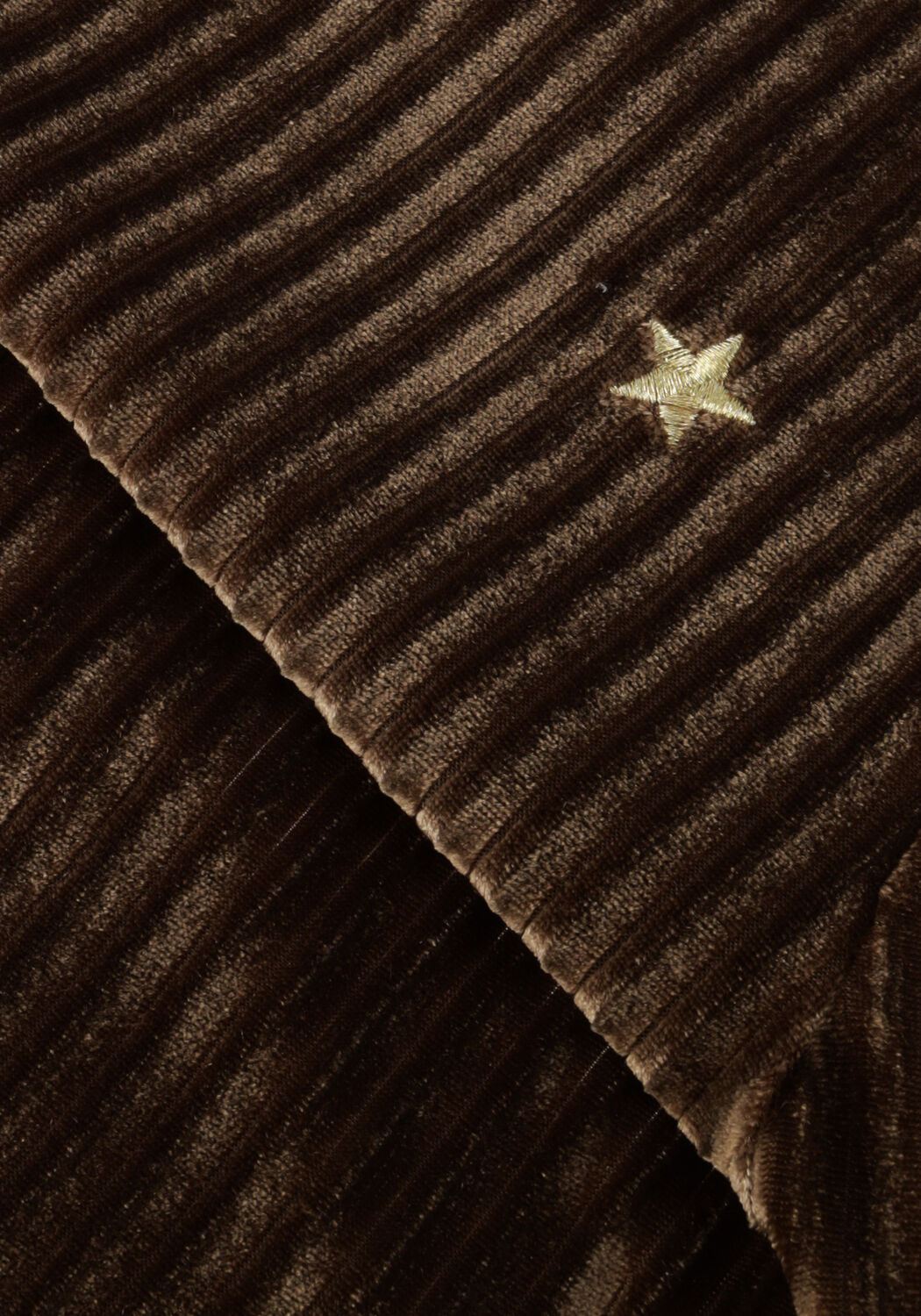 Bruine LIKE FLO Top ESMAY FLO VELVET TOP - large