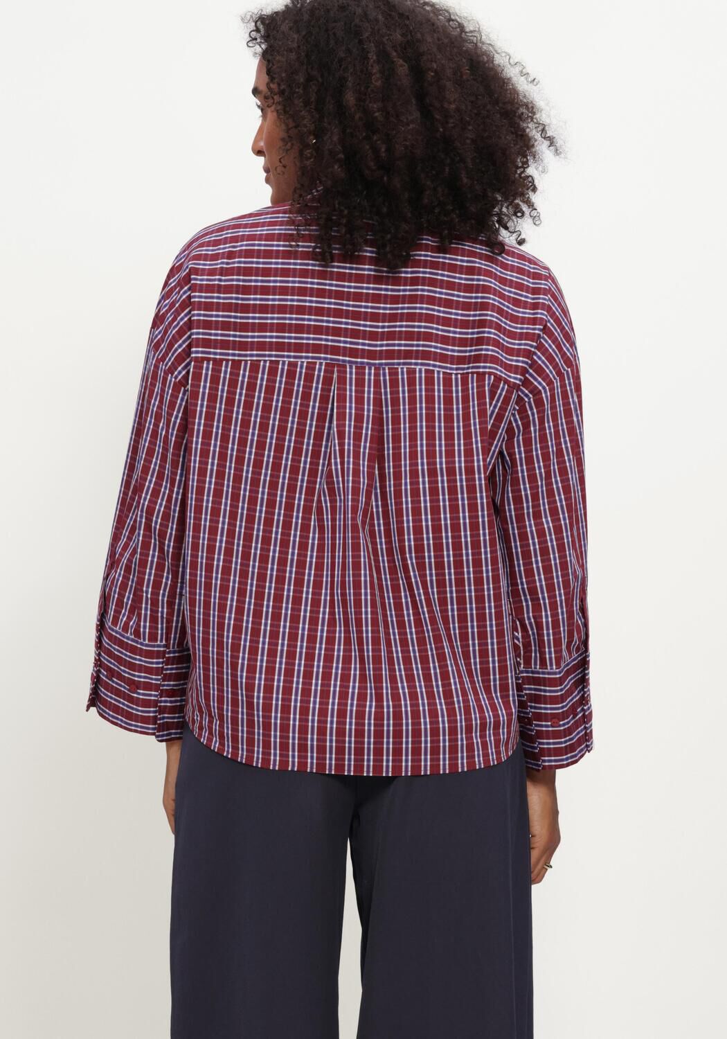 Rode CO'COUTURE Blouses RENEECC CHECK CUFF SHIRT - large