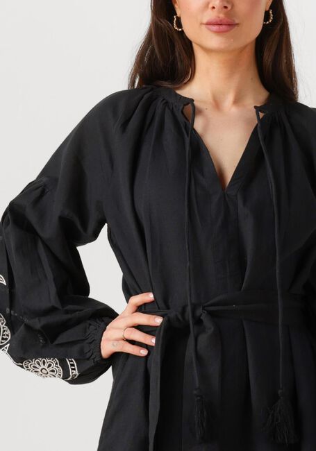 Zwarte NOTRE-V Maxi jurk NV-FREDA - large