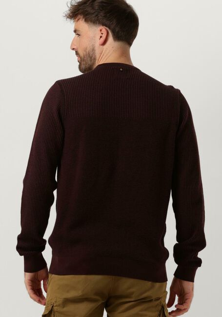 Bordeaux PME LEGEND Trui CREWNECK COTTON PLATED - large
