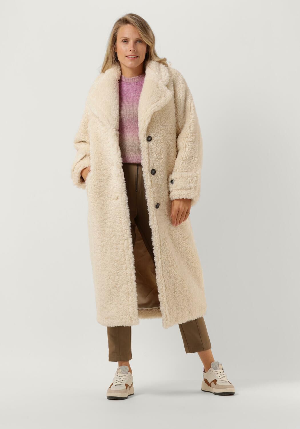 Ecru BEAUMONT Teddy jas TEDDY STATEMENT 