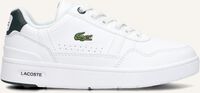 Witte LACOSTE Lage sneakers T-CLIP J - medium