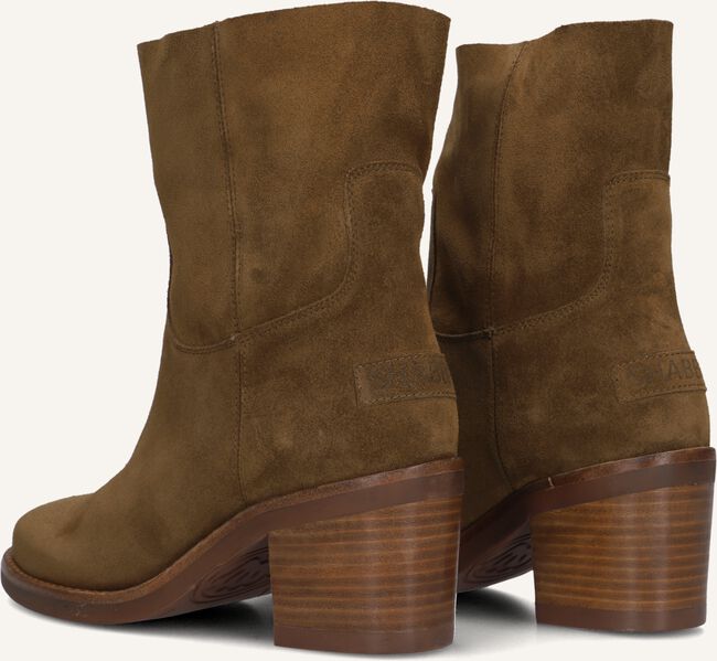 Cognac SHABBIES Enkellaarsjes PUK ANKIE Cognac SHABBIES Enkellaarsjes PUK ANKIE - large