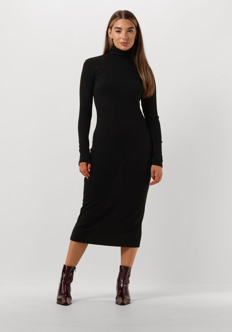 Zwarte EDITED Maxi jurk GUSTAVA DRESS - large