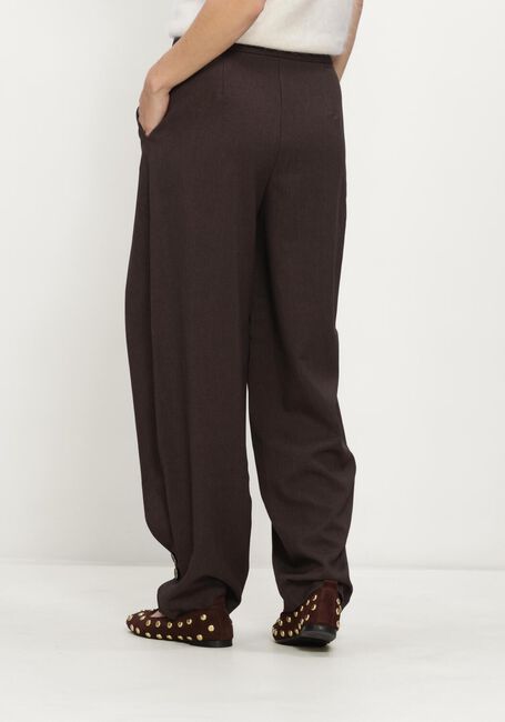 Bruine HAUTE L'AMITI&Eacute; Broeken ZEPPE PLEAT TALL PANT - large