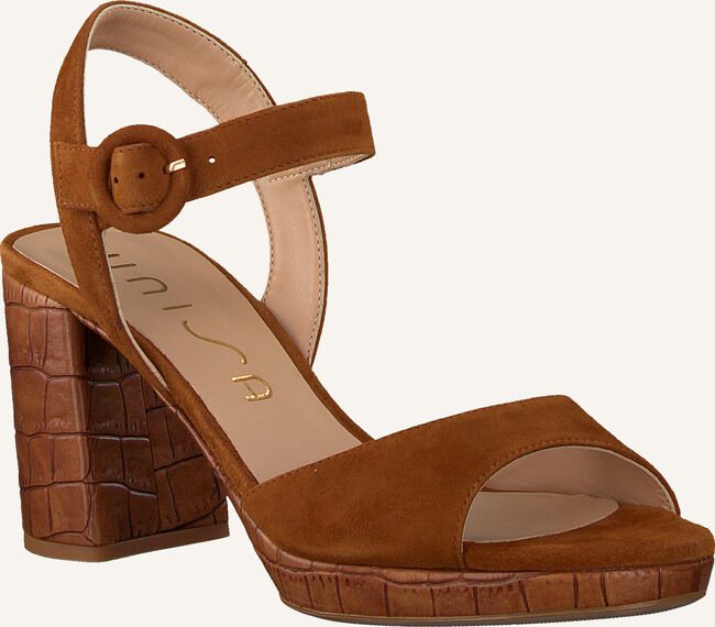 Cognac UNISA Platte sandalen OMERCI Cognac UNISA Platte sandalen OMERCI - large
