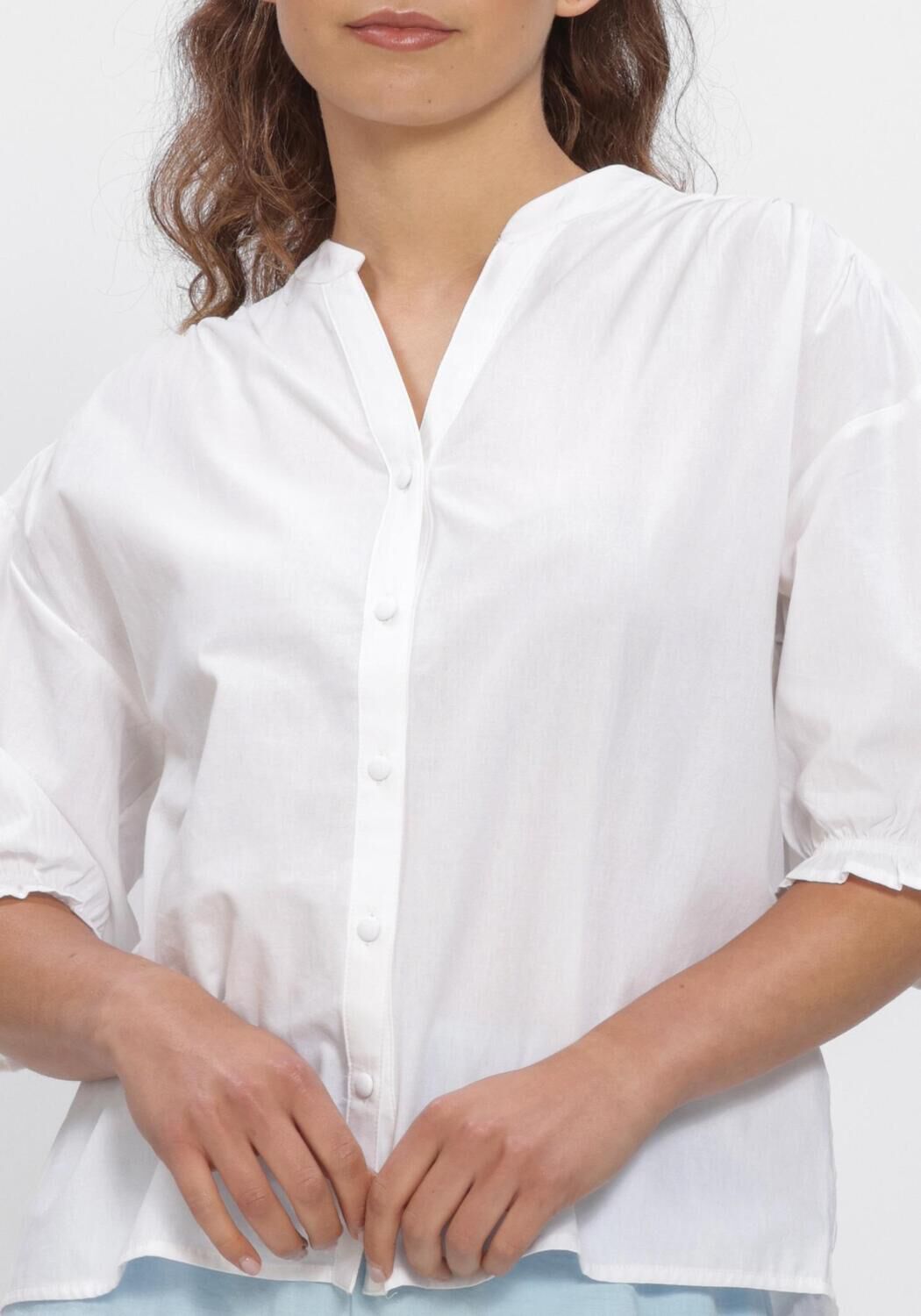 Witte MSCH COPENHAGEN Blouses MSCHMARCA DOTTEN 2 4 SHIRT - large