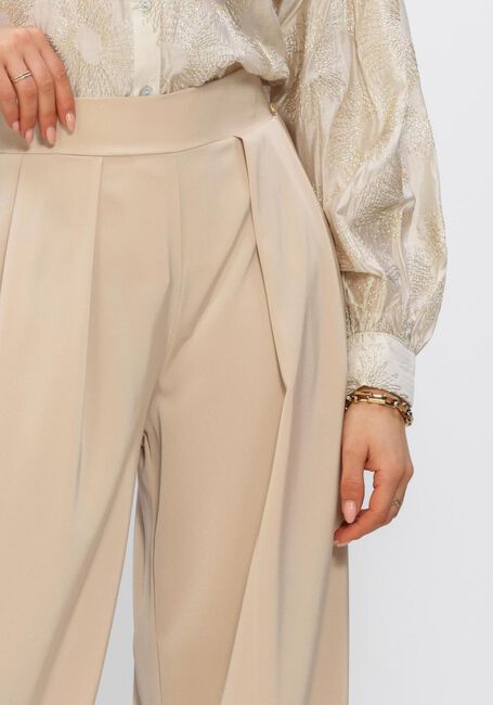 Beige NUKUS Wijde broek JUNA PANTS - large