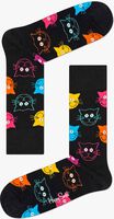 Zwarte HAPPY SOCKS Sokken CAT SOCK - medium