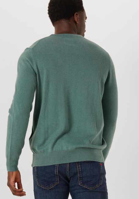 Groene LYLE & SCOTT Trui COTTON MERINO CREW NECK JUMPER - large