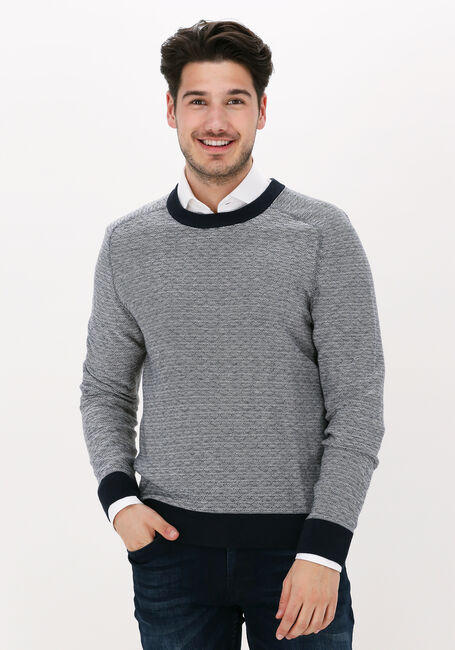 Donkerblauwe BOSS Trui KAPULL 10238485 - large