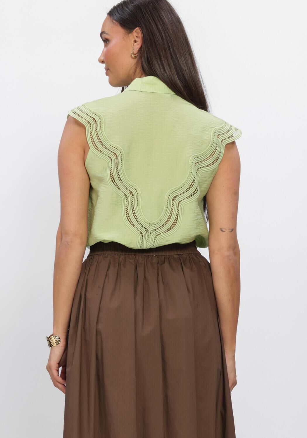 Groene COPENHAGEN MUSE Top CMCOLE-SHIRT - large