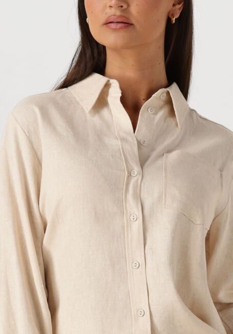 Witte Y.A.S. Blouses YASFLAXY LS LINEN SHIRT NOOS - large
