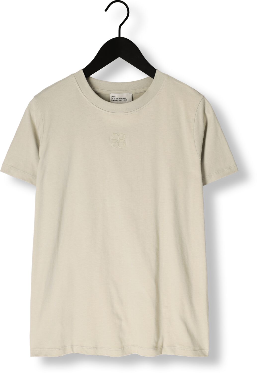 MY ESSENTIAL WARDROBE Dames Tops & T-shirts Seattlemw Logo Emb. Tee Beige