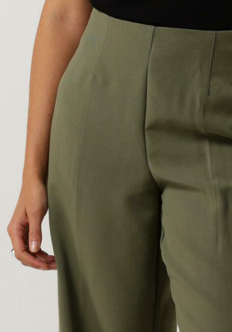 Groene MSCH COPENHAGEN Wijde broek MSCHBARBINE HW PANTS - large