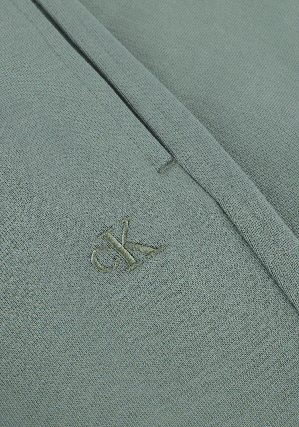 Groene CALVIN KLEIN Broeken ARCHIVE LOGO FRENCH TERRY TRACKP - large