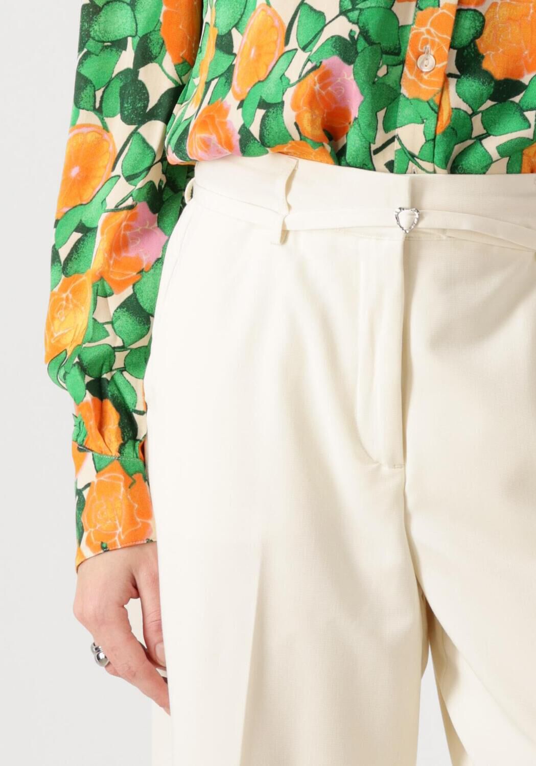 FABIENNE CHAPOT Dames Broeken Nelsan Trousers Beige