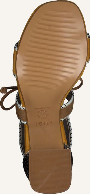 Gele LODI Platte sandalen JEEP-SR Gele LODI Platte sandalen JEEP-SR - large