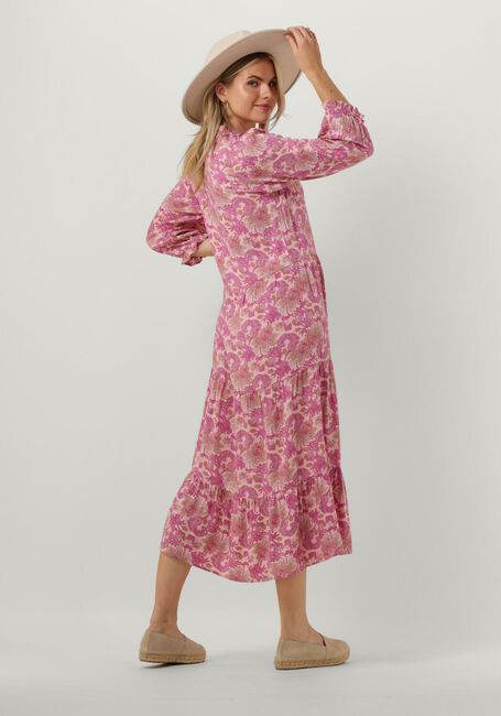 Roze NEO NOIR Midi jurk ROBYN PARADISE PAISLEY DRESS - large