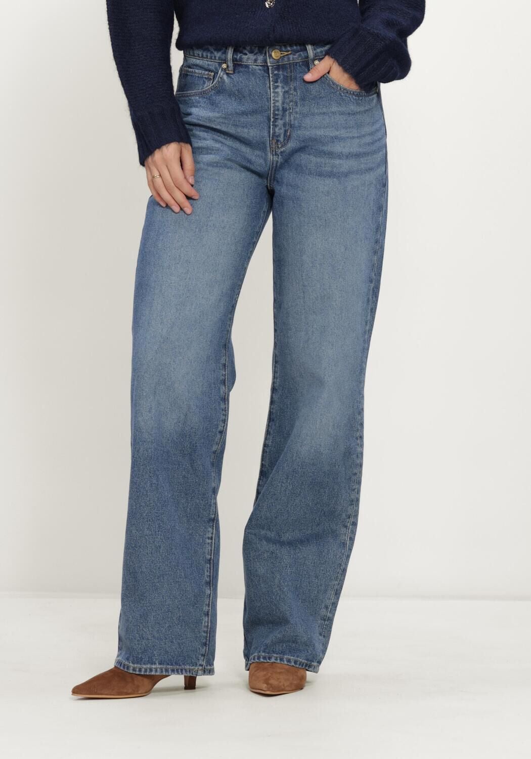 CIRCLE OF TRUST Dames Jeans Cathy Dnm Blauw