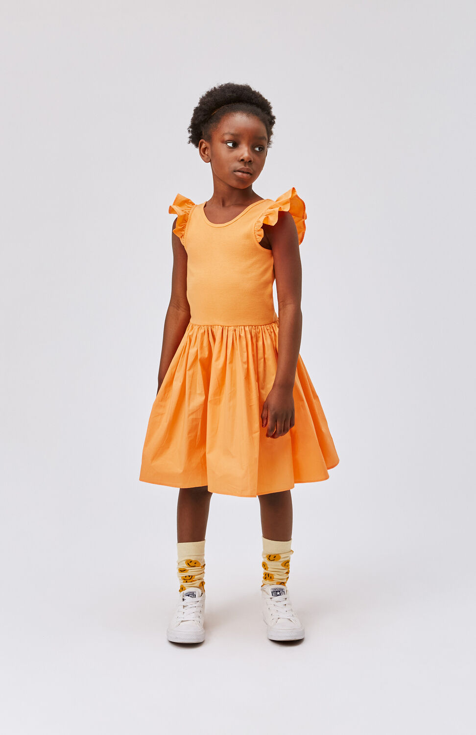 Oranje MOLO Mini jurk CLOUDIA Omoda