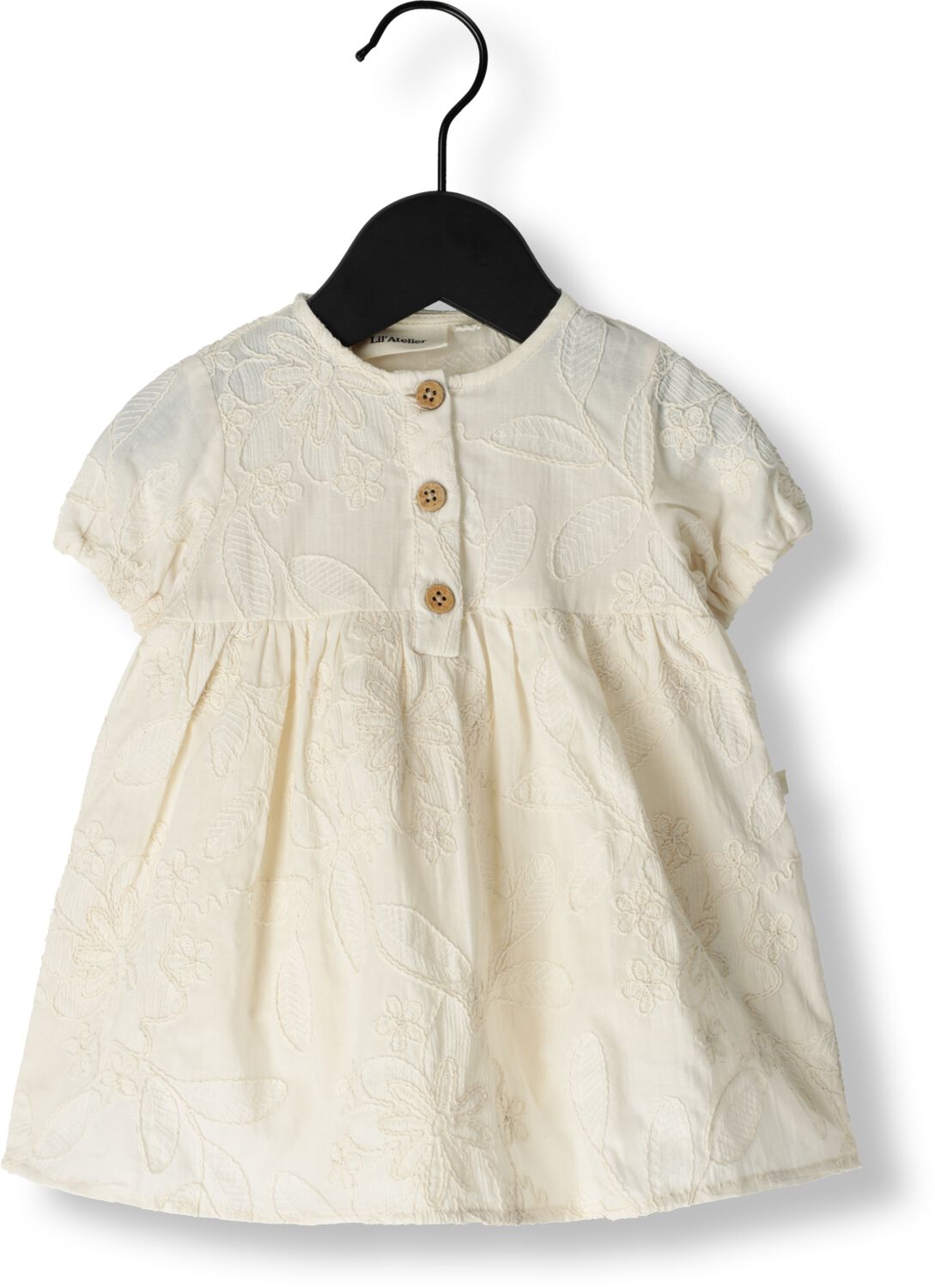 LIL' ATELIER Baby Jurken Nbffuna Ss Body Dress Lil Beige